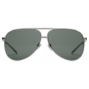 Gucci - Aviator Sunglasses - Silver - Gucci Eyewear