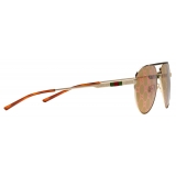 Gucci - Occhiale da Sole Aviatore - Oro - Gucci Eyewear