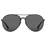 Gucci - Occhiale da Sole Aviatore - Nero - Gucci Eyewear