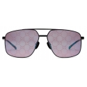 Gucci - Occhiale da Sole Navigatore - Nero - Gucci Eyewear