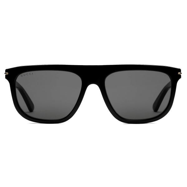 Gucci - Occhiale da Sole Ovali - Nero - Gucci Eyewear