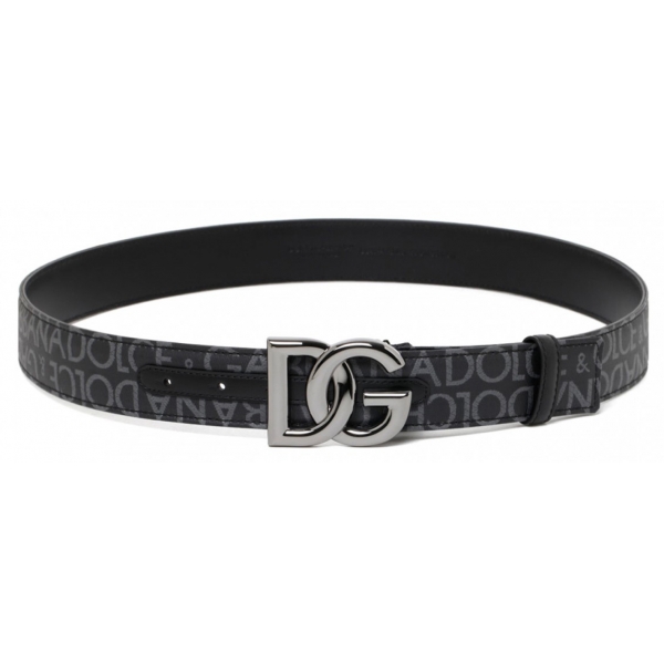 Dolce & Gabbana - Black DG Logo Belt - Dolce & Gabbana Exclusive Luxury Collection