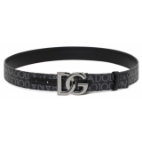 Dolce & Gabbana - Black DG Logo Belt - Dolce & Gabbana Exclusive Luxury Collection