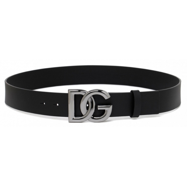 Dolce & Gabbana - Black DG Logo Belt - Dolce & Gabbana Exclusive Luxury Collection