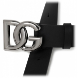 Dolce & Gabbana - Black DG Logo Belt - Dolce & Gabbana Exclusive Luxury Collection