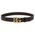 Dolce & Gabbana - Dark Brown Belt - Dolce & Gabbana Exclusive Luxury Collection