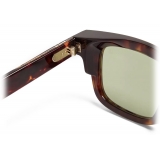 Moncler - Claro Squared Sunglasses - Shiny Brown Tortoise - Moncler Eyewear