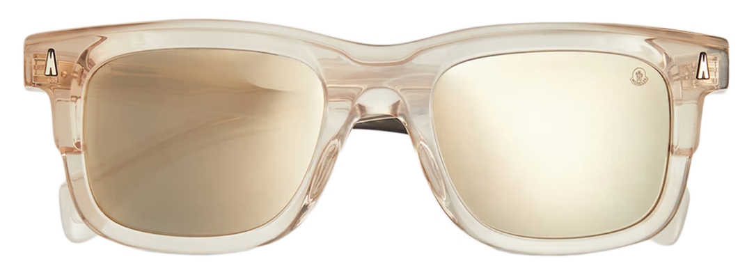 Moncler - Claro Squared Sunglasses - Shiny Transparent Off