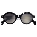 Moncler - Rondosa Round Sunglasses - Shiny Black - Moncler Eyewear