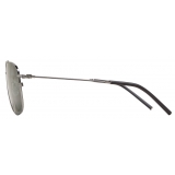 Moncler - Alumni Pilot Sunglasses - Gunmetal Gray - Moncler Eyewear