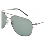 Moncler - Alumni Pilot Sunglasses - Gunmetal Gray - Moncler Eyewear