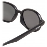 Moncler - Caprice Oval Sunglasses - Matte Black - Moncler Eyewear