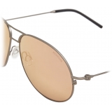 Moncler - Flyze Pilot Sunglasses - Matte Bronze - Moncler Eyewear