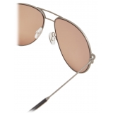 Moncler - Flyze Pilot Sunglasses - Matte Bronze - Moncler Eyewear