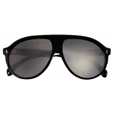 Moncler - Fhaite Pilot Sunglasses - Shiny Black - Moncler Eyewear