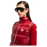 Moncler - Fhaite Pilot Sunglasses - Shiny Black - Moncler Eyewear