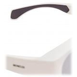 Moncler - Futuro Round Sunglasses - Matte White - Moncler Eyewear