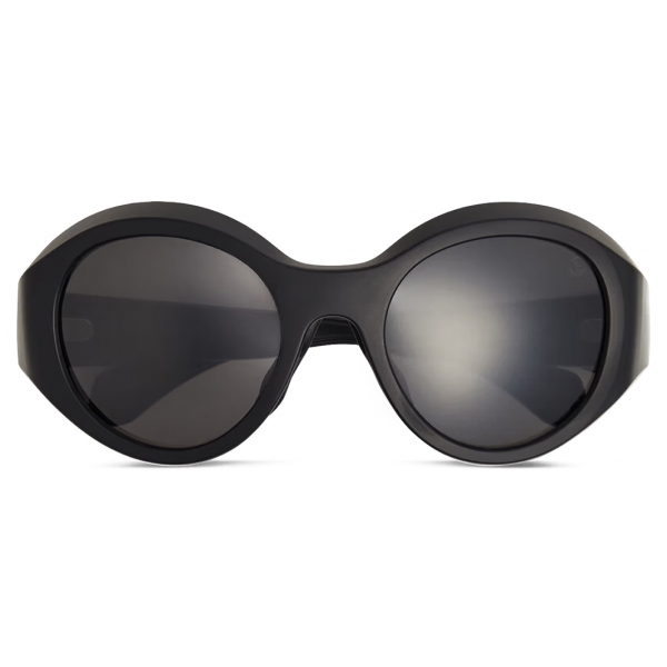 Moncler - Futuro Round Sunglasses - Matte Black - Moncler Eyewear