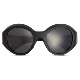 Moncler - Futuro Round Sunglasses - Matte Black - Moncler Eyewear