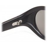 Moncler - Futuro Round Sunglasses - Matte Black - Moncler Eyewear