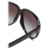 Moncler - Halcyonne Pilot Sunglasses - Shiny Black - Moncler Eyewear