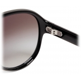 Moncler - Occhiali da Sole Pilot Halcyonne - Nero Brillante - Moncler Eyewear