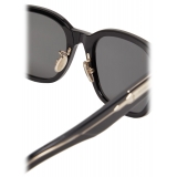 Moncler - Metrope Squared Sunglasses - Shiny Black - Moncler Eyewear