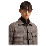 Moncler - Metrope Squared Sunglasses - Transparent Dark Gray - Moncler Eyewear