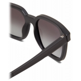 Moncler - Occhiali da Sole Squadrati Quaderna - Nero Opaco - Moncler Eyewear