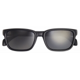 Moncler - Occhiali da Sole Rettangolari Slicka - Nero Opaco - Moncler Eyewear