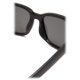 Moncler - Occhiali da Sole Rettangolari Slicka - Nero Opaco - Moncler Eyewear