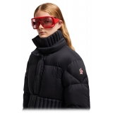 Moncler - Occhiali da Sole Rettangolari Snowseeker - Rosso Opaco - Moncler Eyewear