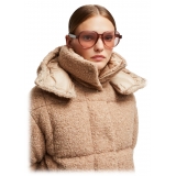 Moncler - Occhiali da Sole Pilot Swanspan - Rosa Trasparente Lucido - Moncler Eyewear