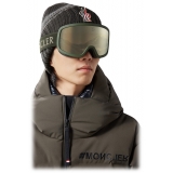 Moncler - Maschera da Sci Terrabeam - Verde Scuro Opaco & Marrone - Moncler Eyewear