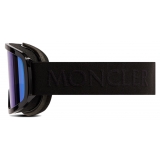 Moncler - Maschera da Sci Terrabeam - Nero Lucido & Verde Acqua Iridato - Moncler Eyewear