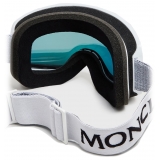 Moncler - Maschera da Sci Terrabeam - Bianco & Rosso - Moncler Eyewear