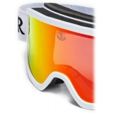 Moncler - Maschera da Sci Terrabeam - Bianco & Rosso - Moncler Eyewear