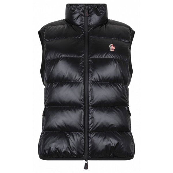 Moncler Grenoble - Black Logo Patch Gilet - Moncler Grenoble Exclusive Luxury Collection