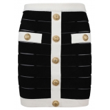 Balmain - Mini Gonna - Nero Bianco - Balmain Exclusive Luxury Collection