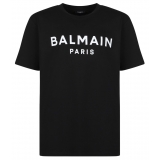 Balmain - Logo Print T-Shirt - Black - Balmain Exclusive Luxury Collection