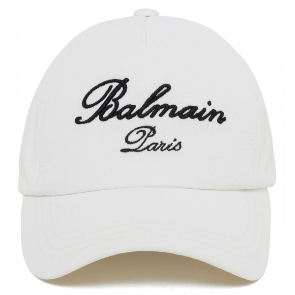 Balmain - Baseball Cap - Ivory White - Balmain Exclusive Luxury Collection