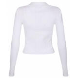 Balmain - Cardigan con Scollo a V - Bianco - Balmain Exclusive Luxury Collection