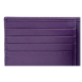 Avvenice - Premium Leather Wallet - Purple - Handmade in Italy - Exclusive Luxury Collection