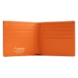 Avvenice - Premium Leather Wallet - Orange - Handmade in Italy - Exclusive Luxury Collection