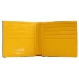 Avvenice - Premium Leather Wallet - Yellow - Handmade in Italy - Exclusive Luxury Collection