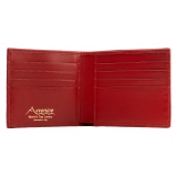 Avvenice - Portafoglio in Pelle Premium - Rosso - Handmade in Italy - Exclusive Luxury Collection