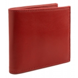 Avvenice - Premium Leather Wallet - Red - Handmade in Italy - Exclusive Luxury Collection