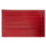 Avvenice - Portafoglio in Pelle Premium - Rosso - Handmade in Italy - Exclusive Luxury Collection