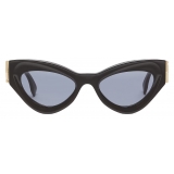 Fendi - FF Diamonds - Cat Eye Sunglasses - Black - Sunglasses - Fendi Eyewear