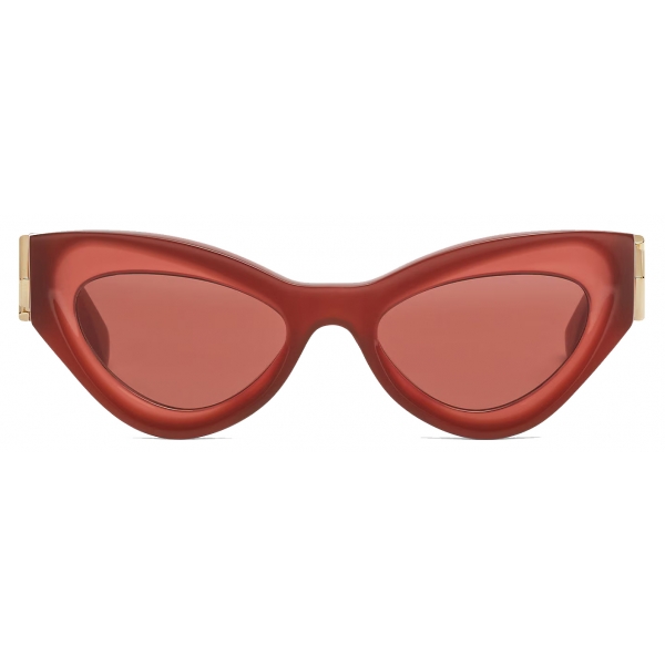 Fendi - FF Diamonds - Occhiali da Sole Cat Eye - Rosso - Occhiali da Sole - Fendi Eyewear